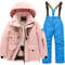 Childrens Winter Ski Suit Windproof Waterproof Snow Jacket For Boys And Girls 5