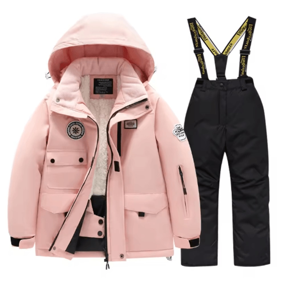 Childrens Winter Ski Suit Windproof Waterproof Snow Jacket For Boys And Girls 6