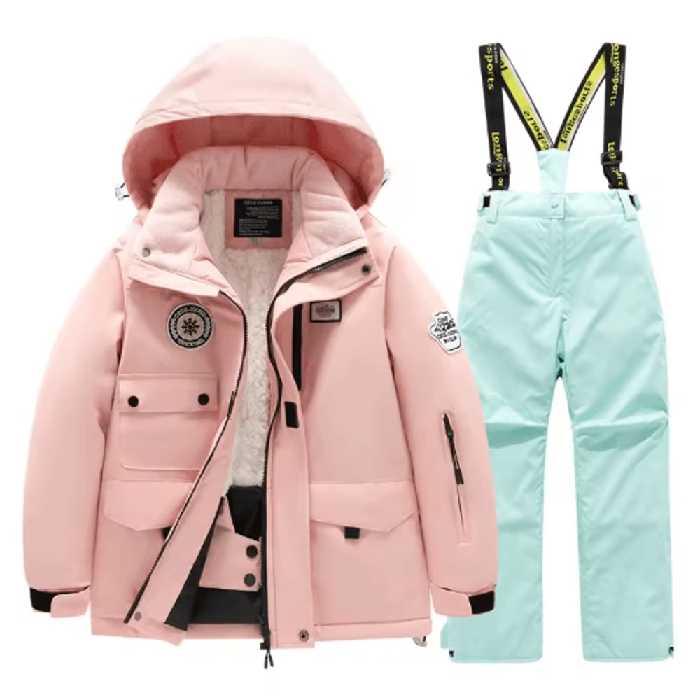 Childrens Winter Ski Suit Windproof Waterproof Snow Jacket For Boys And Girls 7