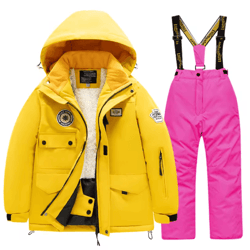childrens winter ski suit windproof waterproof snow jacket for boys and girls