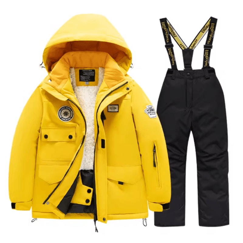 Childrens Winter Ski Suit Windproof Waterproof Snow Jacket For Boys And Girls 9