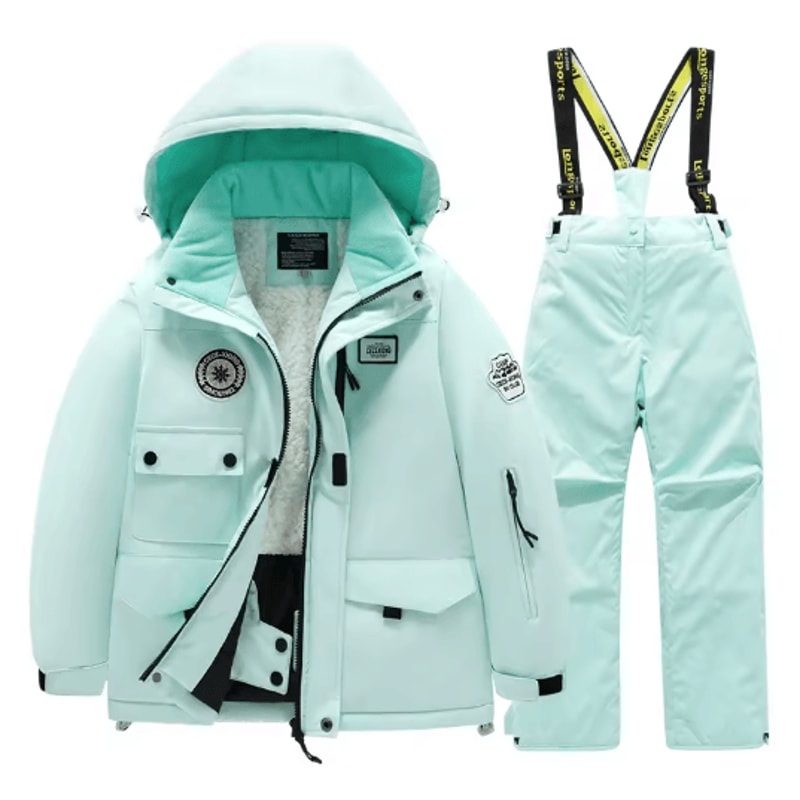 Childrens Winter Ski Suit Windproof Waterproof Snow Jacket For Boys And Girls 15