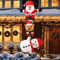 24M Inflatable Christmas Climbing Santa With Reindeer Snowman LED Outdoor Holiday Decor 6