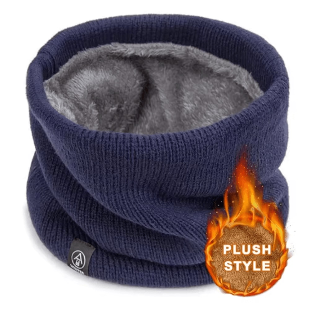 Unisex Thermal Knitted Neck Gaiter Windproof Winter Face Cover For Outdoor Sports 1