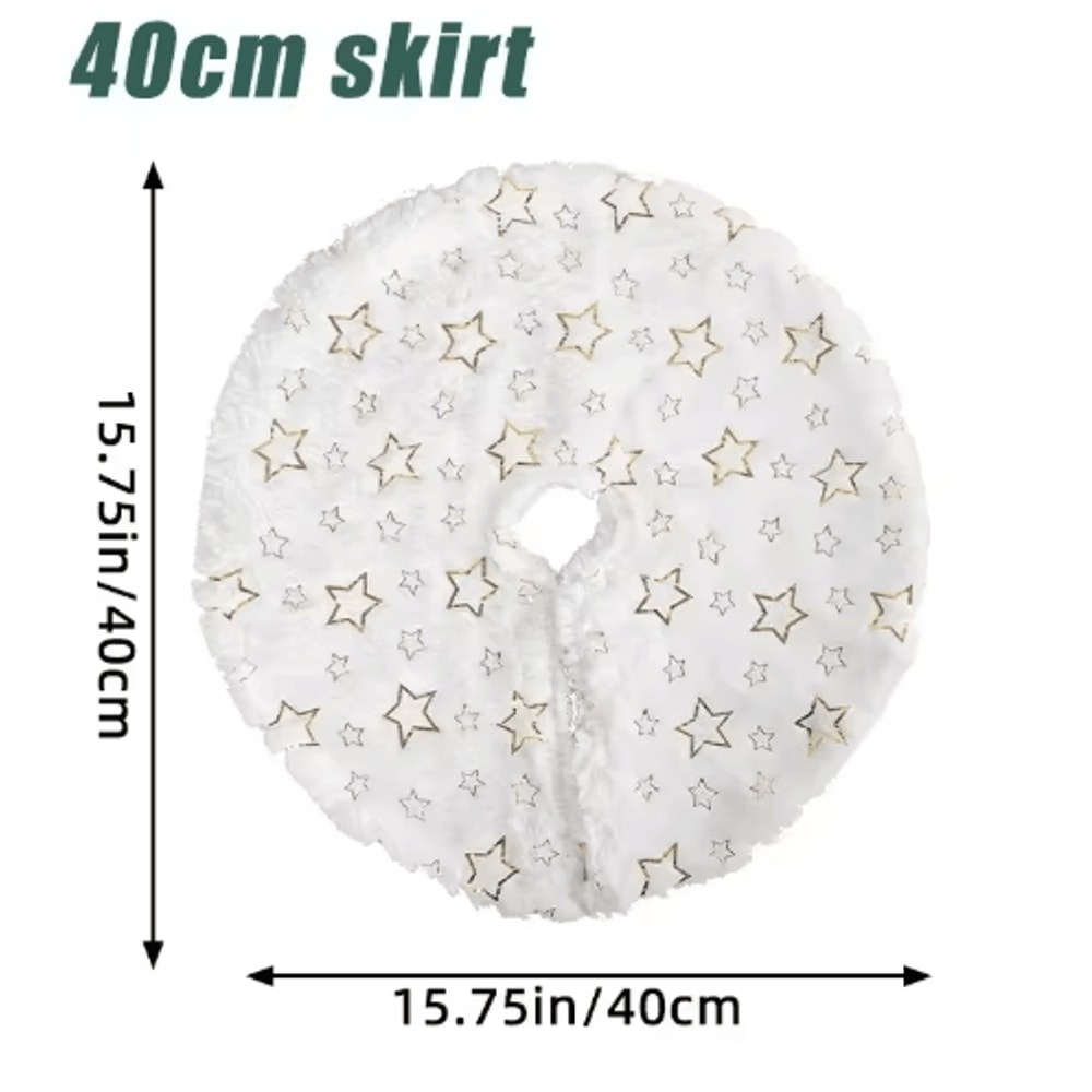 Creative Christmas Tree Skirt 3840cm Holiday Tree Base Carpet For Festive Decor 2
