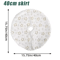 Creative Christmas Tree Skirt 3840cm Holiday Tree Base Carpet For Festive Decor 2