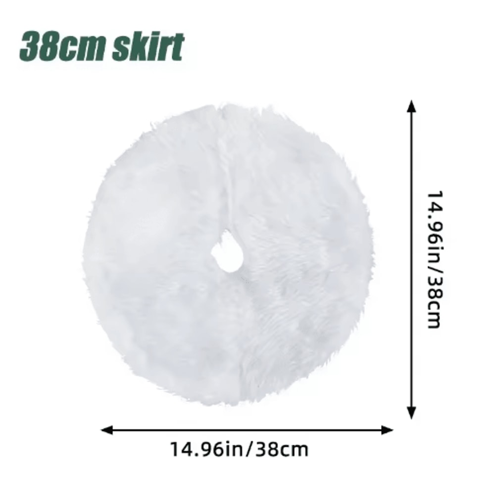 Creative Christmas Tree Skirt 3840cm Holiday Tree Base Carpet For Festive Decor 3