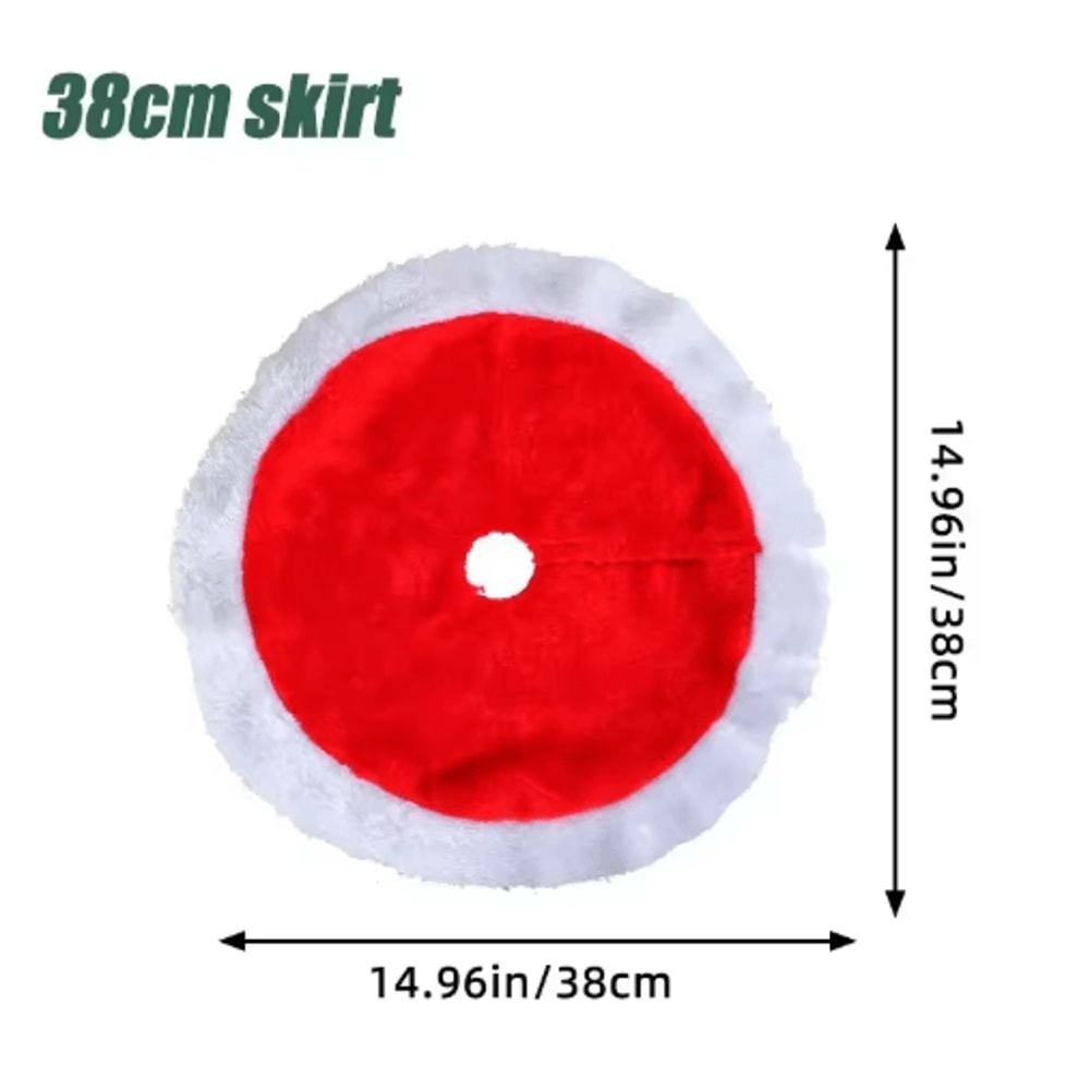 Creative Christmas Tree Skirt 3840cm Holiday Tree Base Carpet For Festive Decor 4