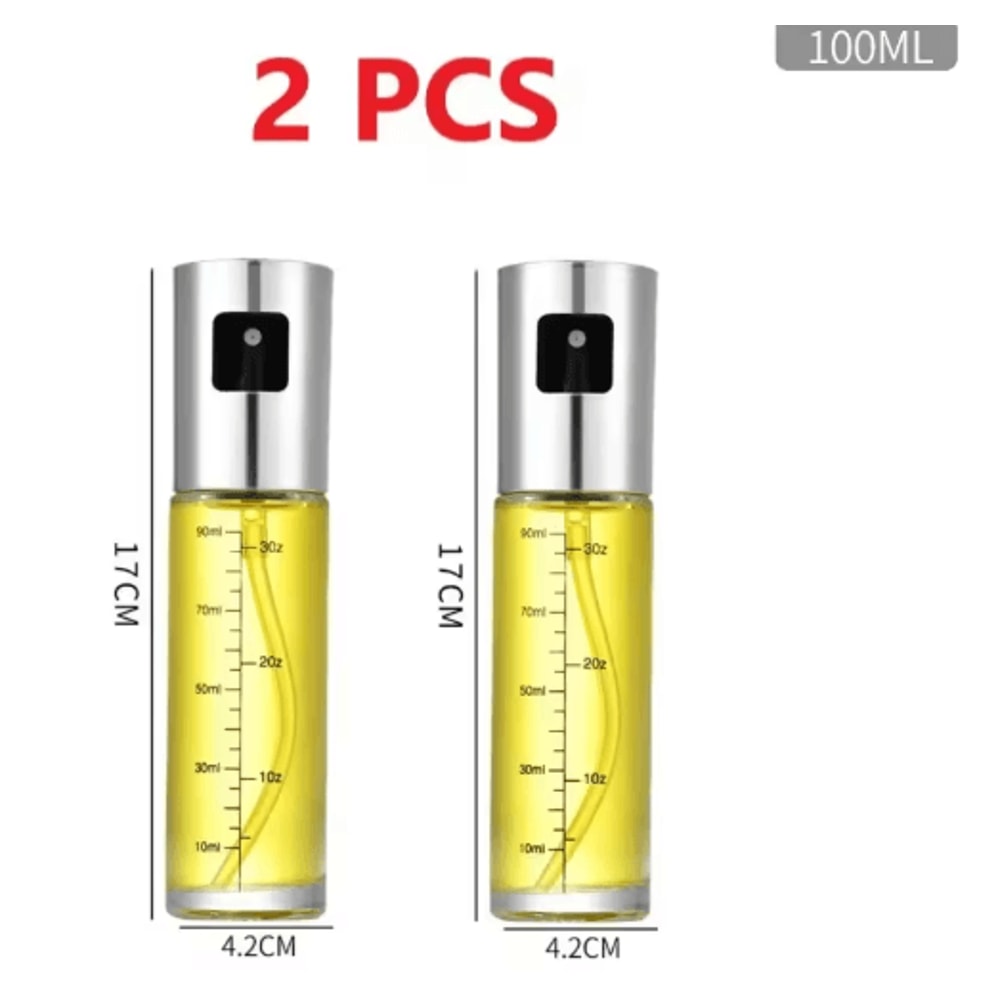 Glass Oil Spray Bottle Leak Proof Kitchen Oil Dispenser For Cooking BBQ 3