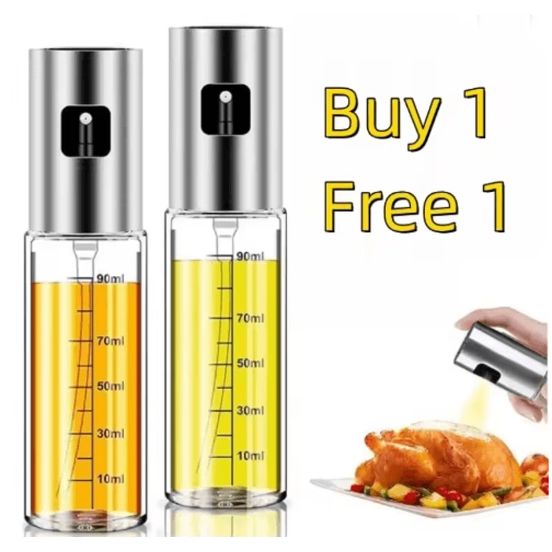 Glass Oil Spray Bottle Leak Proof Kitchen Oil Dispenser For Cooking BBQ 13