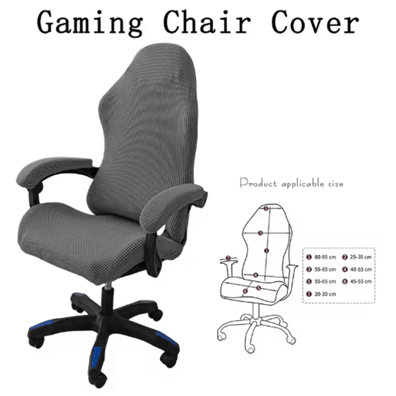 Universal Gaming Chair Cover Elastic Slipcover For Computer Swivel Chairs 10