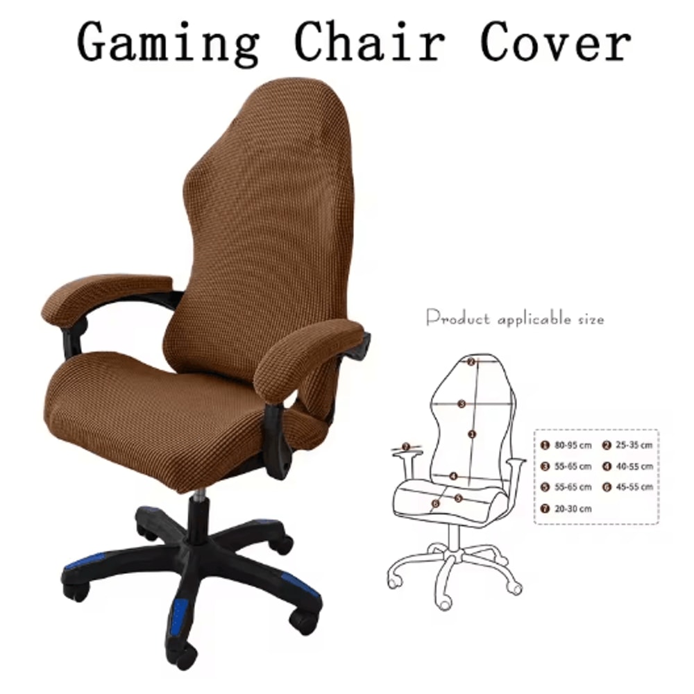 Universal Gaming Chair Cover Elastic Slipcover For Computer Swivel Chairs 11