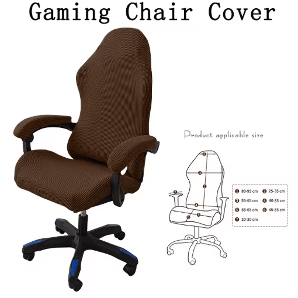 Universal Gaming Chair Cover Elastic Slipcover For Computer Swivel Chairs 12