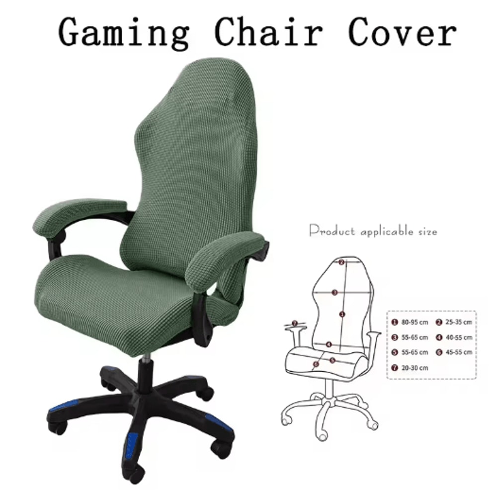 Universal Gaming Chair Cover Elastic Slipcover For Computer Swivel Chairs 13