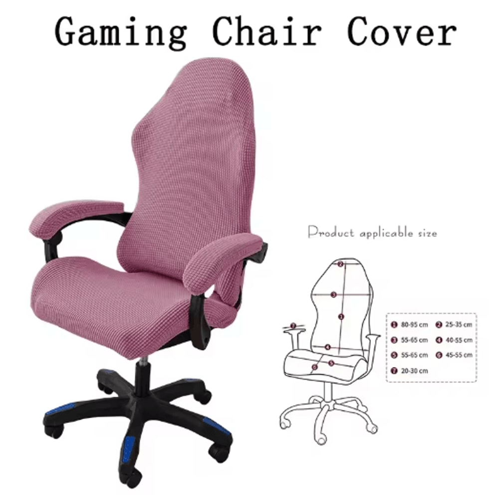 Universal Gaming Chair Cover Elastic Slipcover For Computer Swivel Chairs 15