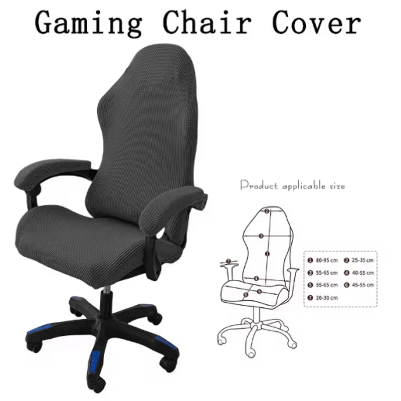 Universal Gaming Chair Cover Elastic Slipcover For Computer Swivel Chairs 16