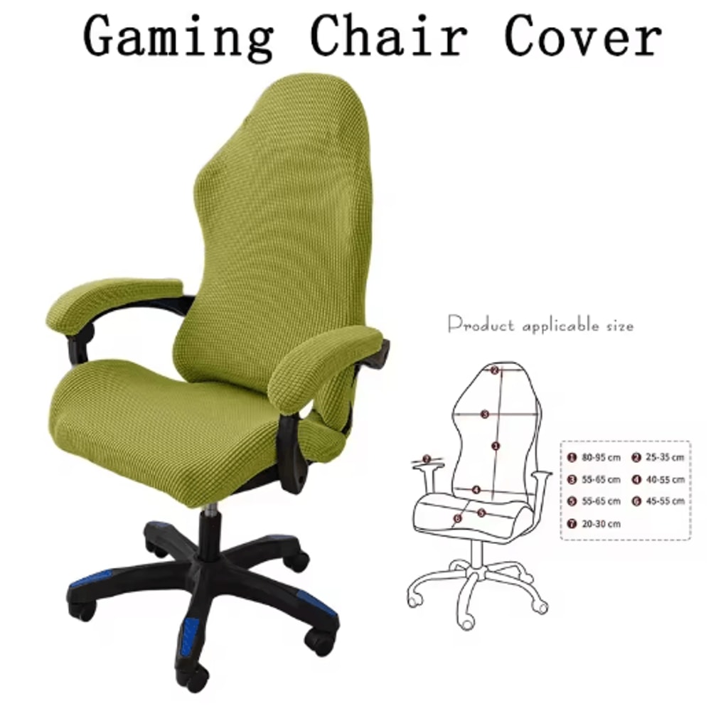 Universal Gaming Chair Cover Elastic Slipcover For Computer Swivel Chairs 8