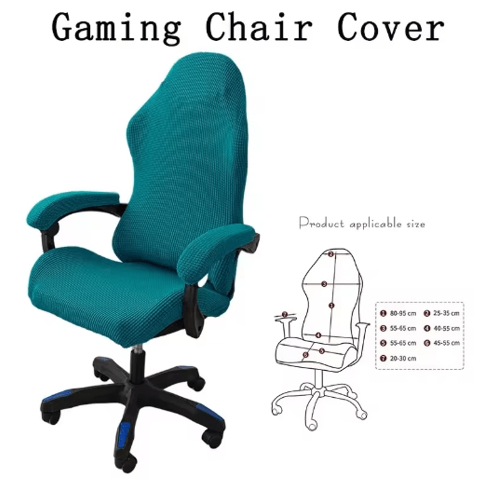 Universal Gaming Chair Cover Elastic Slipcover For Computer Swivel Chairs 9