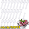 Disposable Mini Wooden Ice Cream Spoons 100 500 PCS Dessert Scoops For Parties Events 0