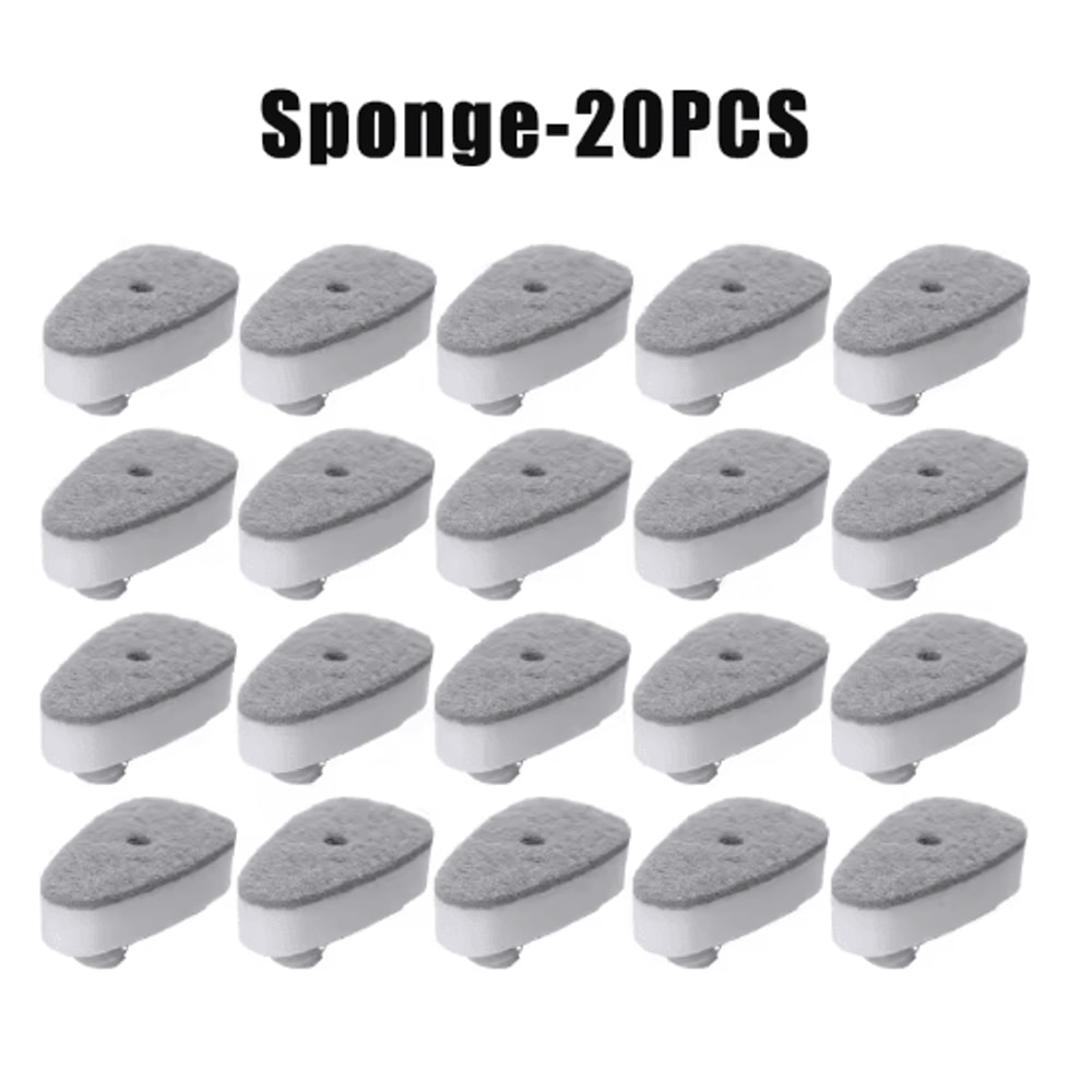 No Scratch Dishwand Set Soap Dispensing Dishwashing Brush Sponge Cleaner 3