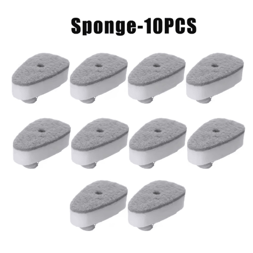 No Scratch Dishwand Set Soap Dispensing Dishwashing Brush Sponge Cleaner 5