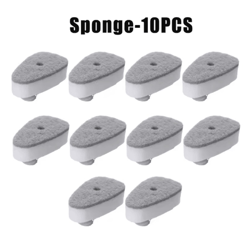 No Scratch Dishwand Set Soap Dispensing Dishwashing Brush Sponge Cleaner 5