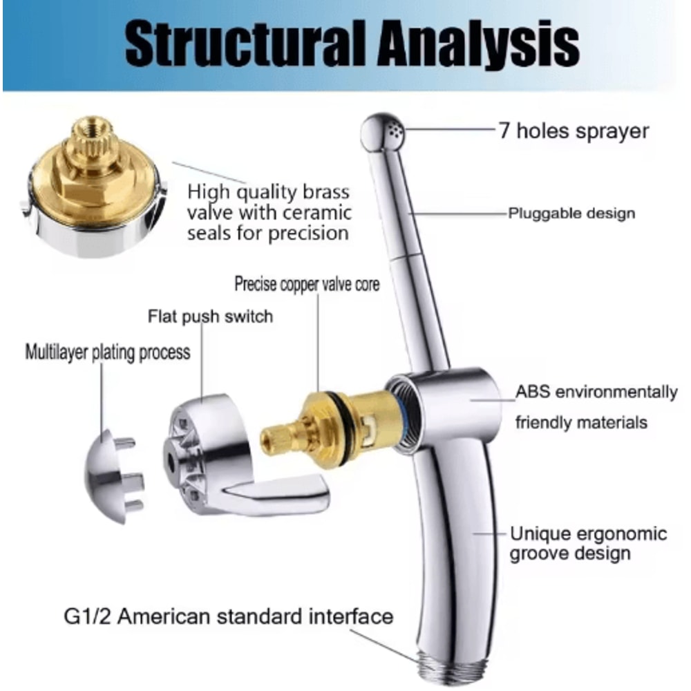 Reusable Anal Cleansing Enema Tool Personal Hygiene Washer For Men 10