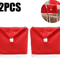 Red Santa Hat Christmas Chair Covers Stretchable Dining Chair Slipcovers For Holiday Decor 5