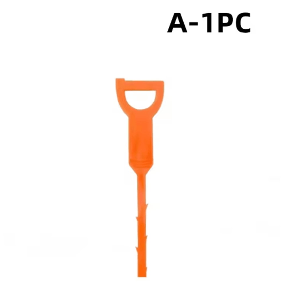 Pipe Dredging Brush Drain Cleaner Tool Bathroom Sink Hair Remover Hook 7
