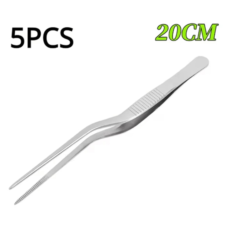 Surgical Ear Forceps Dressing Tweezers Curved Toothed ENT Medical Instrument 1