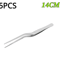 Surgical Ear Forceps Dressing Tweezers Curved Toothed ENT Medical Instrument 2