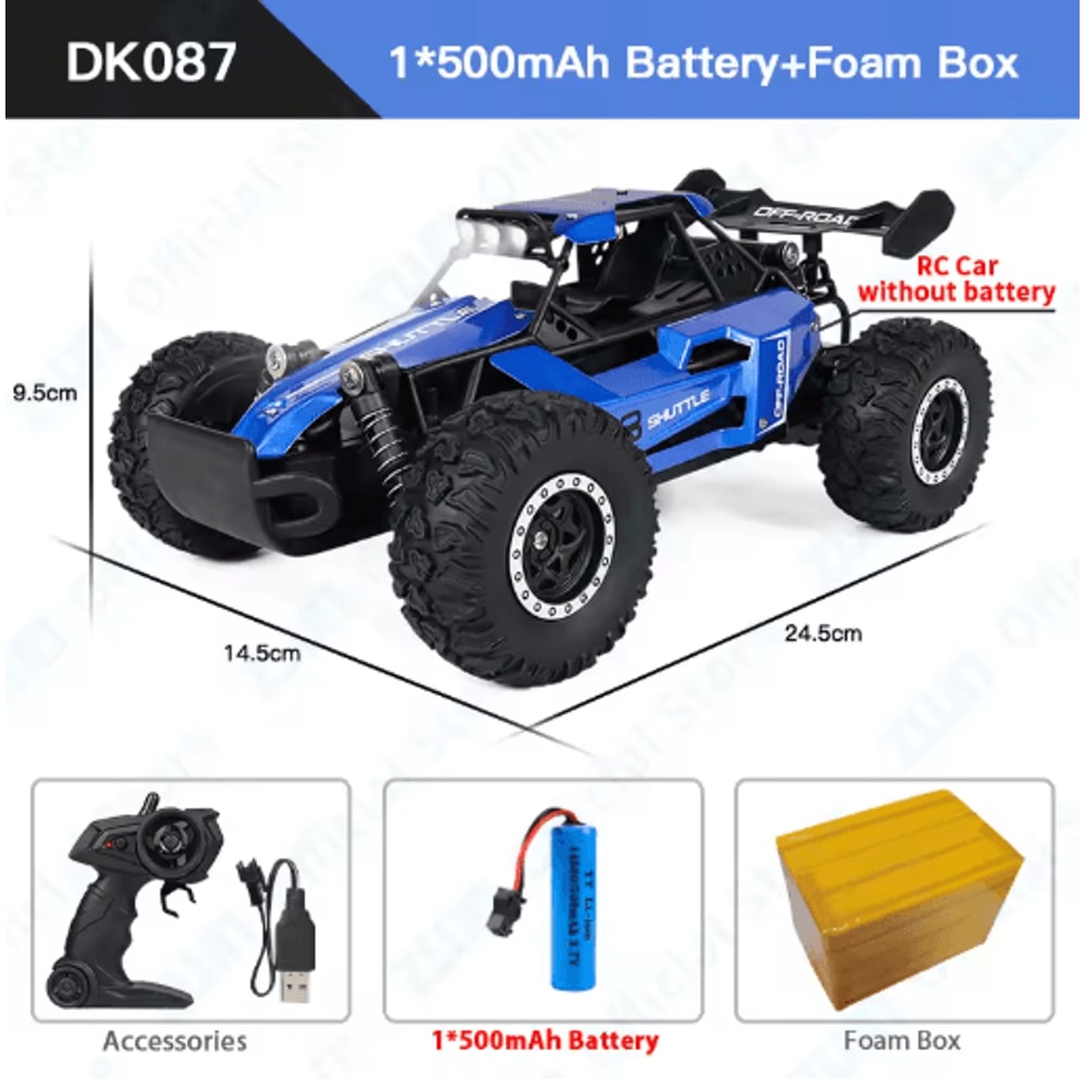 ZWN RC Off Road Car 1 16 1 20 Scale 24G Remote Control Climbing Vehicle With LED Lights 9
