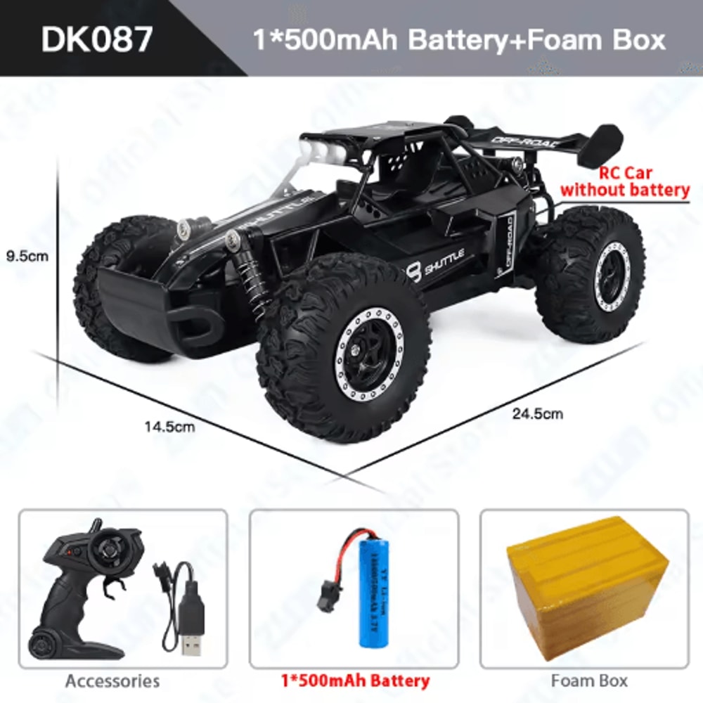 ZWN RC Off Road Car 1 16 1 20 Scale 24G Remote Control Climbing Vehicle With LED Lights 11