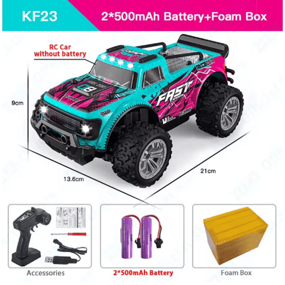 ZWN RC Off Road Car 1 16 1 20 Scale 24G Remote Control Climbing Vehicle With LED Lights 5