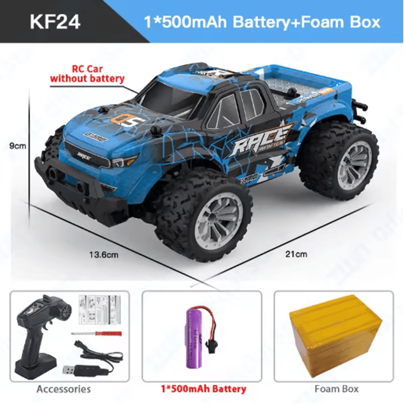 ZWN RC Off Road Car 1 16 1 20 Scale 24G Remote Control Climbing Vehicle With LED Lights 7