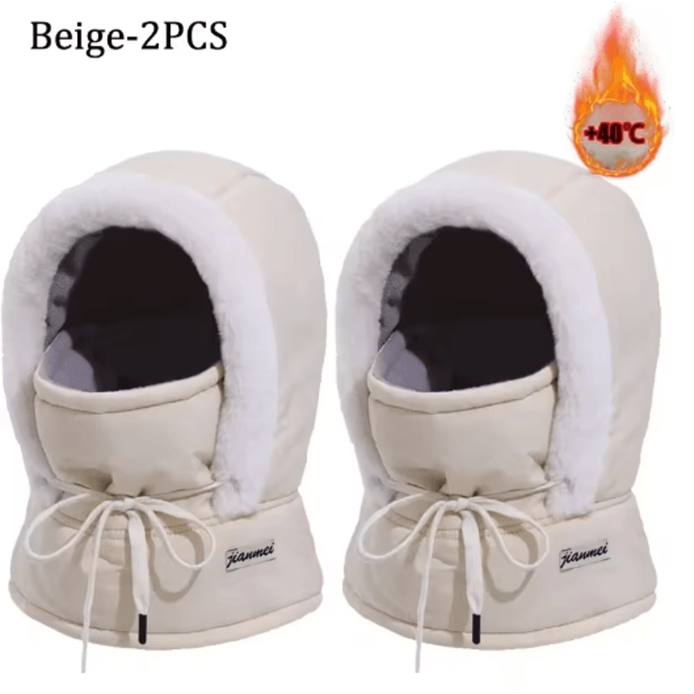 Cold Weather Thermal Balaclava Scarf Windproof Plush Hood Ski Face Mask 10