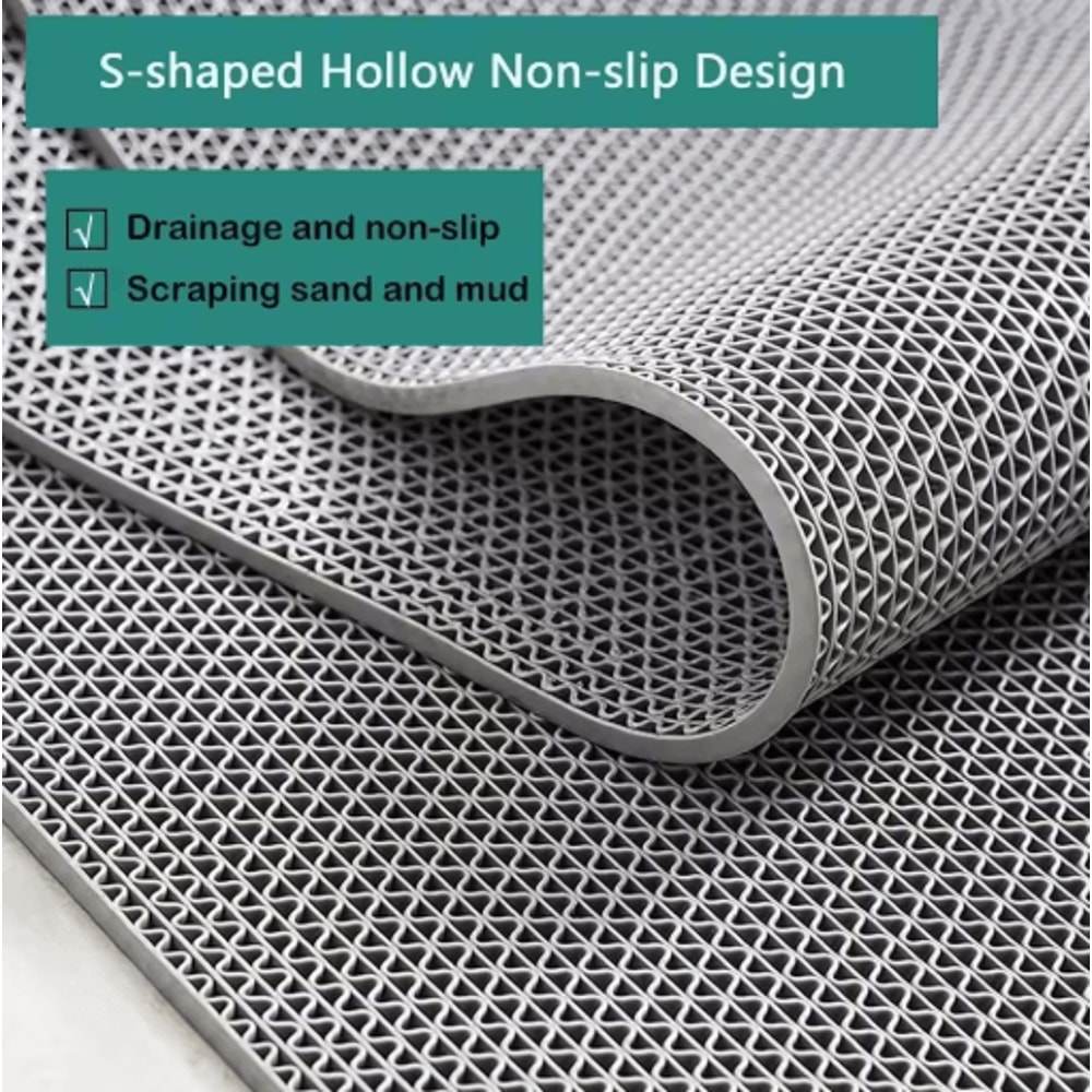 Non Slip PVC Drainage Floor Mat Heavy Duty Rubber Mat For Commercial Wet Areas 4