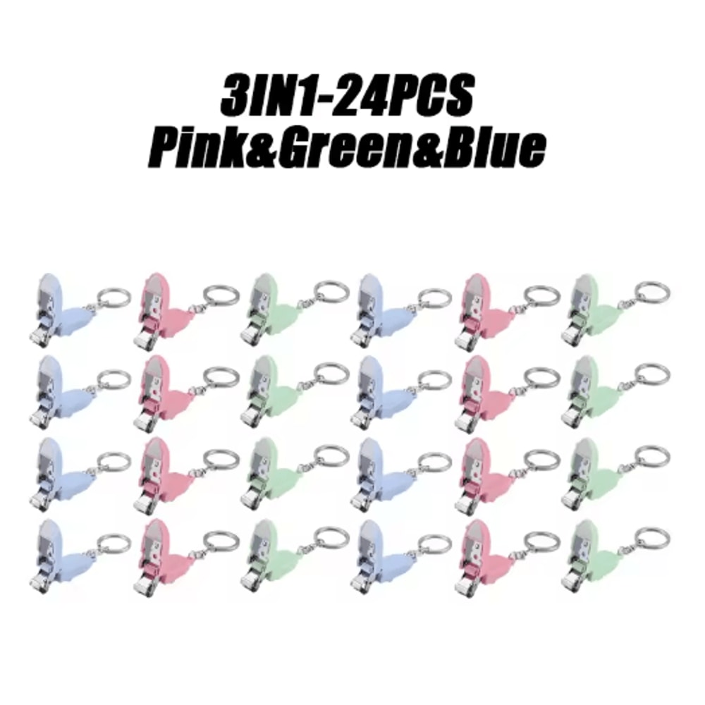 Portable Mini Keychain Nail Clippers Stainless Steel Folding Travel Nail Trimmer 1