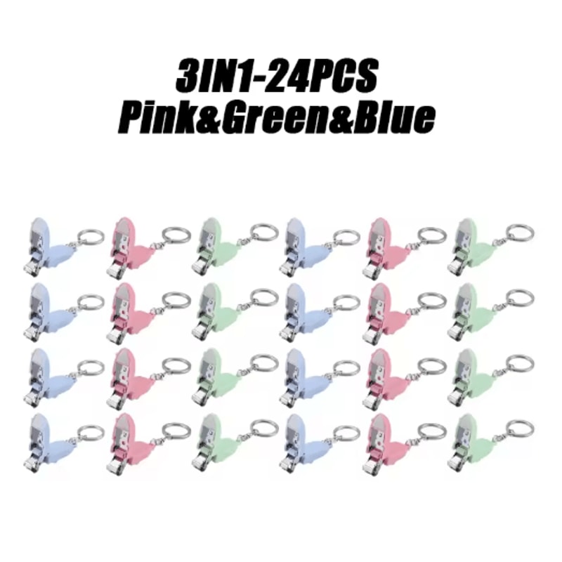 Portable Mini Keychain Nail Clippers Stainless Steel Folding Travel Nail Trimmer 1