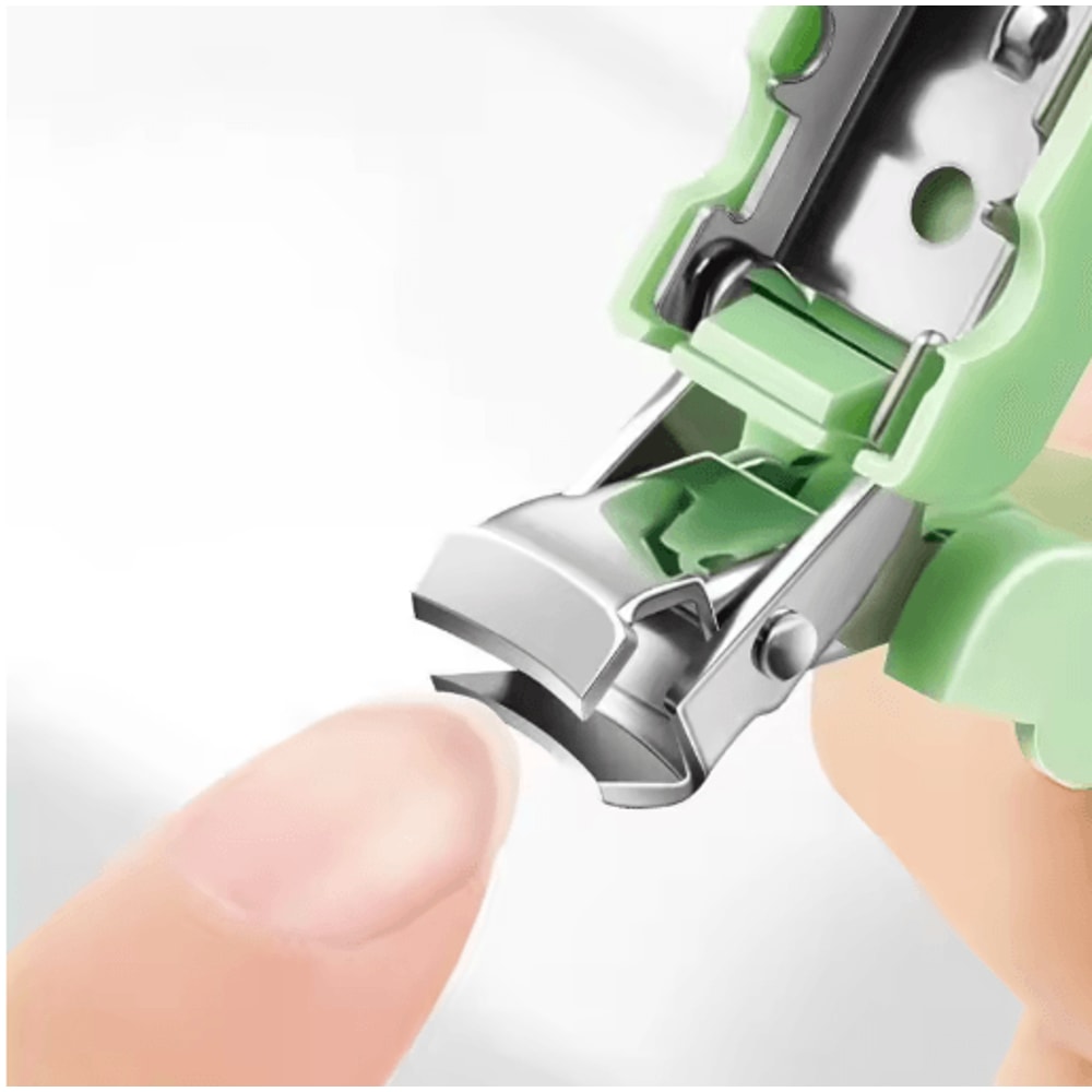 Portable Mini Keychain Nail Clippers Stainless Steel Folding Travel Nail Trimmer 10