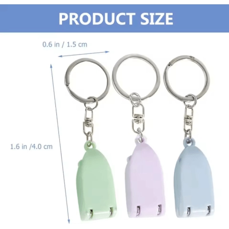 Portable Mini Keychain Nail Clippers Stainless Steel Folding Travel Nail Trimmer 11