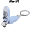 Portable Mini Keychain Nail Clippers Stainless Steel Folding Travel Nail Trimmer 6
