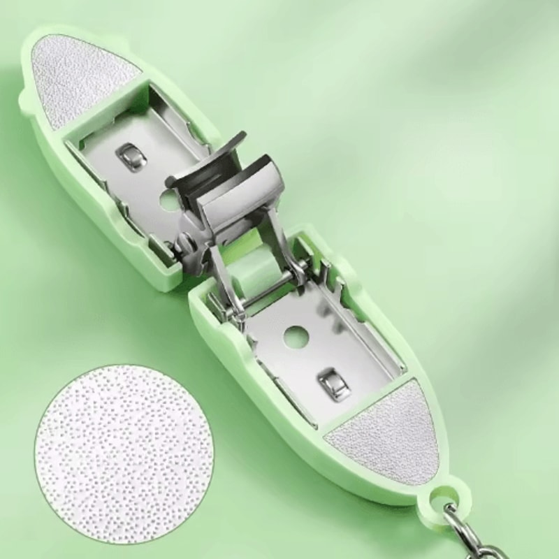 Portable Mini Keychain Nail Clippers Stainless Steel Folding Travel Nail Trimmer 9