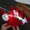 Festive Plush Santa Sleigh Snap Bracelet Light Up Christmas Wristband For Kids 8