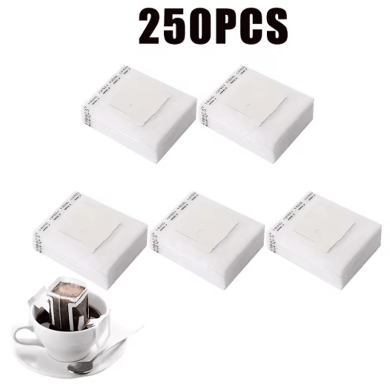 Fast Flow Hanging Ear Coffee Filter Bags Disposable Espresso Tea Brewing Paper 50 500PCS 2