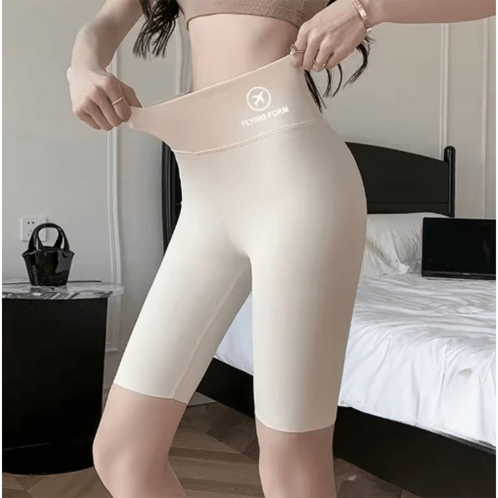 High Waisted Yoga Shorts For Women Tummy Control Butt Lifting Workout Tights 4