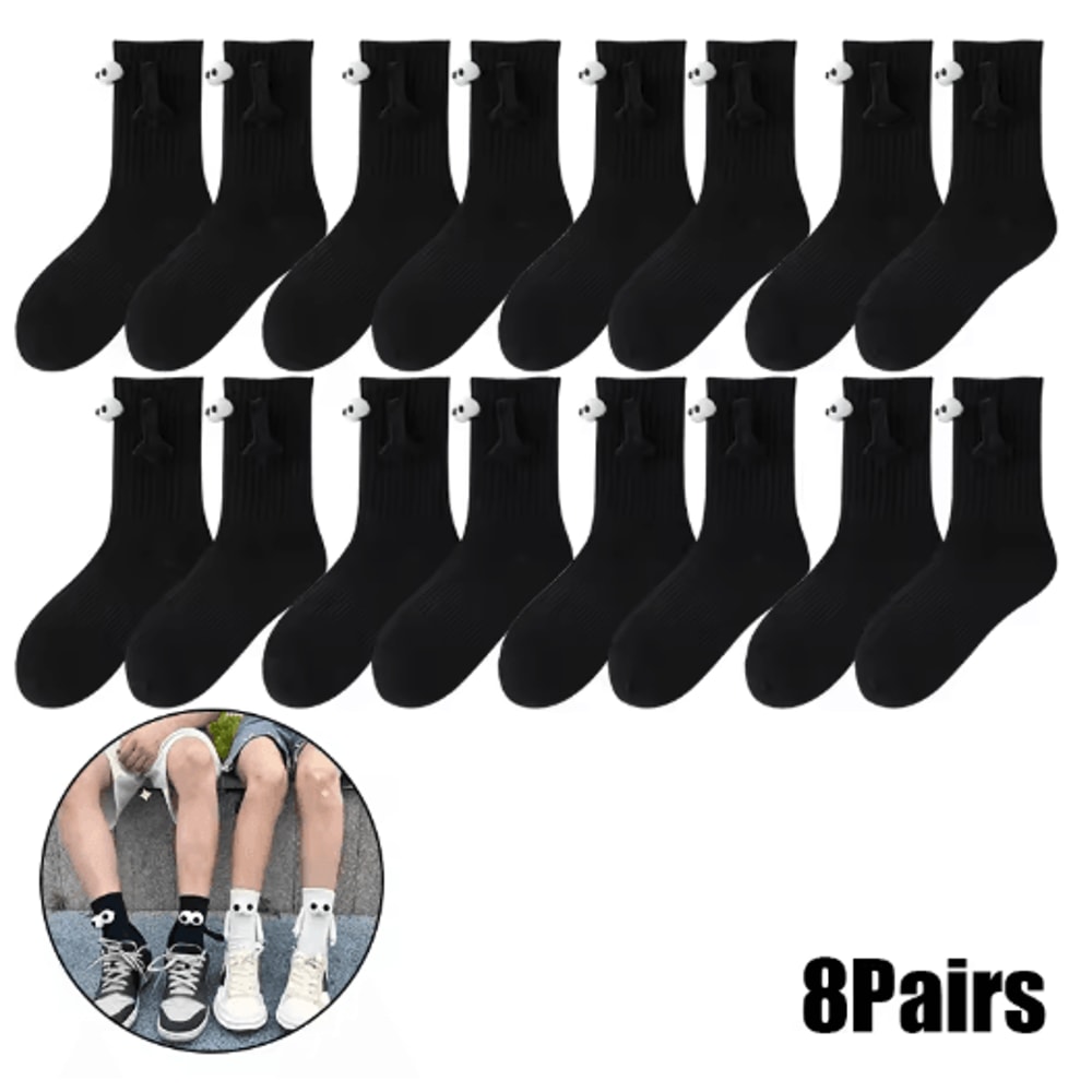 Magnetic Holding Hands Couples Socks Funny Anniversary Friendship Gift 1