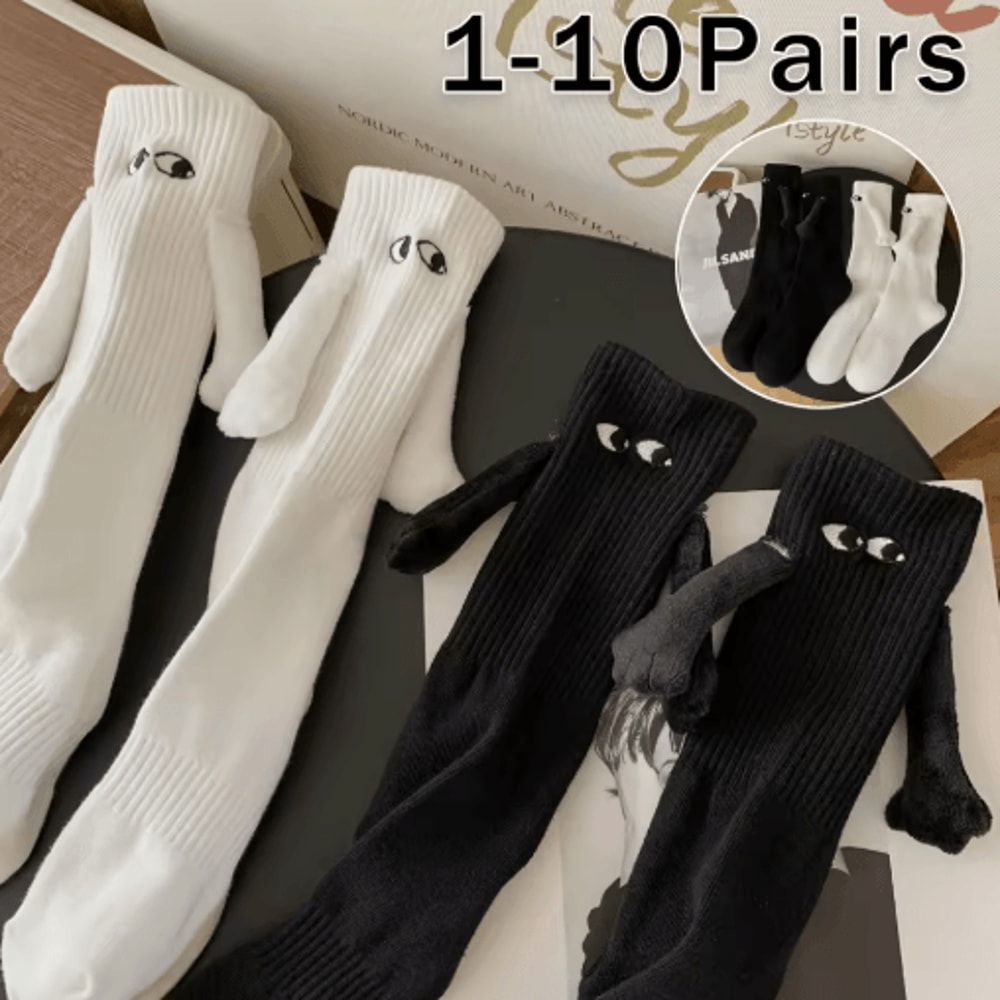 Magnetic Holding Hands Couples Socks Funny Anniversary Friendship Gift 13