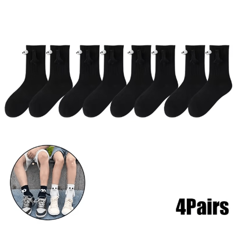 Magnetic Holding Hands Couples Socks Funny Anniversary Friendship Gift 3