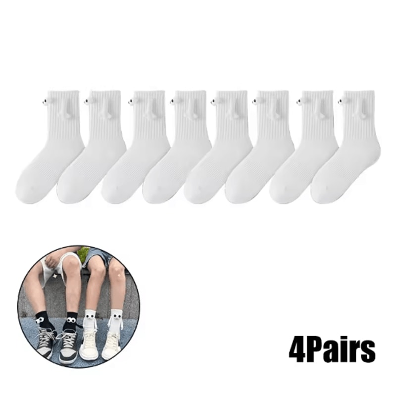 Magnetic Holding Hands Couples Socks Funny Anniversary Friendship Gift 4